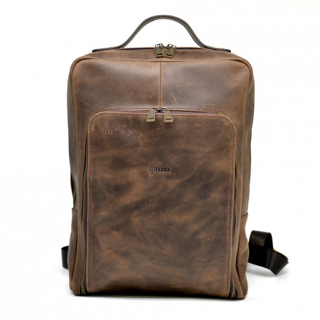 Рюкзак из кожи Crazy Horse TARWA под ноутбук 15,6" (TWRC001240-4lx)