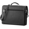 Мужской черный портфель KARYA из кожи флотар (KY07221black)