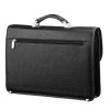 Мужской кожаный портфель KARYA в строгом стиле (KY07267black)