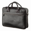 Деловая кожаная сумка KARYA из кожи для мужчин (KY07284black)