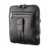 Стильная кожаная мужская сумка KARYA на плечо черная (KY07290black)