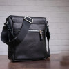 Мужская сумка из натуральной кожи Shvigel черная (SH0853black)