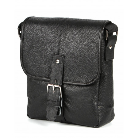 Мужская сумка из натуральной кожи Shvigel черная (SH0853black)