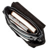 Мужская сумка Shvigel черная с клапаном на застежке (SH0878black)
