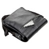 Мужская сумка Shvigel черная с клапаном на застежке (SH0878black)