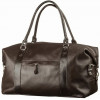 Кожаная дорожная сумка Shvigel коричневая (SH0879brown)