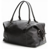 Кожаная дорожная большая сумка Shvigel черная (SH0881black)