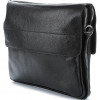 Мужская сумка из кожи горизонтальная Shvigel черного цвета (SH0997black)