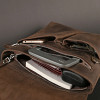Мужская сумка Shvigel из кожи Crazy Horse с клапаном (SH0998brown)