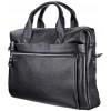 Мужская кожаная сумка Shvigel под документы и ноутбук (SH01100black)