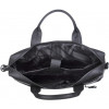 Кожаная черная мужская сумка Shvigel Crazy Horse под ноутбук (SH0035black)