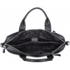 Мужская сумка из натуральной кожи Shvigel для документов и ноутбука (SH0036black)