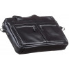 Мужская кожаная сумка Shvigel из гладкой кожи (SH0041black)