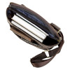 Мужская эксклюзивная сумка Shvigel из кожи Crazy Horse (SH0103brown)