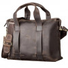 Мужская стильная сумка Shvigel из кожи Crazy Horse (SH0105brown)