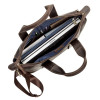 Мужская стильная сумка Shvigel из кожи Crazy Horse (SH0105brown)