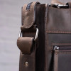 Мужская сумка Shvigel из кожи Crazy Horse горизонтальная (SH0109brown)