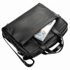 Мужская кожаная сумка Shvigel в современном стиле (SH0110black)