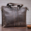 Кожаная сумка Shvigel из Crazy Horse для мужчины (SH0115brown)