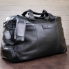 Мужская кожаная сумка Shvigel для деловых поездок (SH0120black)