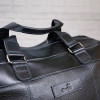 Мужская кожаная сумка Shvigel для деловых поездок (SH0120black)