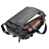 Мужская кожаная сумка Shvigel для командировок (SH0123black)