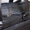 Мужская кожаная сумка Shvigel для командировок (SH0123black)
