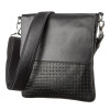 Стильная кожаная мужская сумка Shvigel черная (SH01124black)