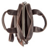 Мужская кожаная сумка Shvigel из Crazy Horse помещается А4 (SH0166brown)