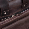 Мужская кожаная сумка Shvigel из Crazy Horse помещается А4 (SH0166brown)