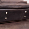 Мужская кожаная сумка Shvigel из Crazy Horse помещается А4 (SH0166brown)