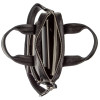Мужская кожаная вертикальная сумка Shvigel под А4 (SH0167black)