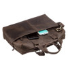 Мужская стильная сумка Shvigel из Crazy Horse под документы (SH0250brown)