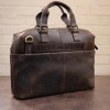 Мужская стильная сумка Shvigel из Crazy Horse под документы (SH0250brown)