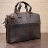 Мужская стильная сумка Shvigel из Crazy Horse под документы (SH0250brown)