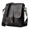 Кожаная сумка Shvigel для мужчины из натуральной кожи (SH09100black)