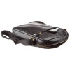 Мужская черная сумка из натуральной кожи на плечо Shvigel (SH09111black)