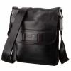 Кожаная сумка Shvigel из натуральной кожи черная (SH09113black)