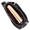 Кожаная сумка Shvigel из натуральной кожи черная (SH09113black)