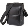 Мужская сумка из кожи черного цвета (VG00470black)